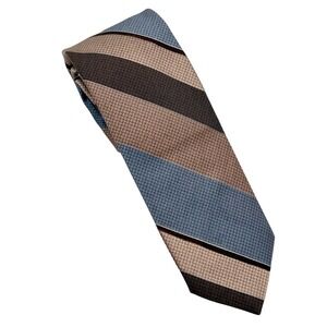 Damon Vintage Neck Tie Repp Diagonal Stripe USA‎ Made
